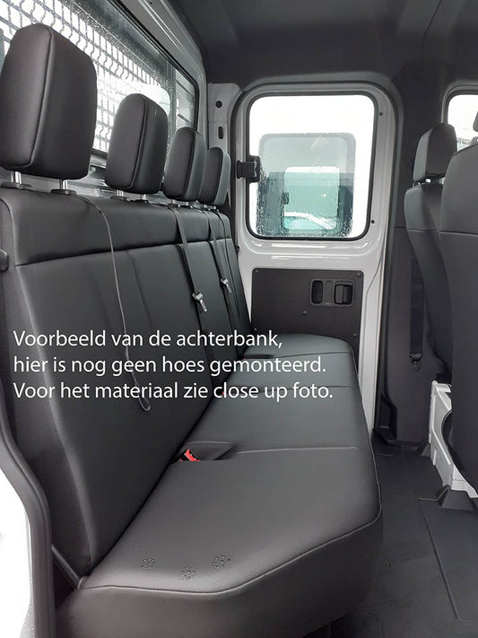 Pasvorm Stoelhoezen Mercedes Sprinter Bestelwagen (2018-Heden) - Kunstleer