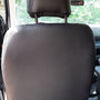 Pasvorm stoelhoezenset  (stoel en stoel) Citroen Jumpy / Peugeot Expert / Toyota Proace 2016-heden / Opel Vivaro (C) 2019-heden / Fiat Scudo 2022-heden - Kunst leer zwart