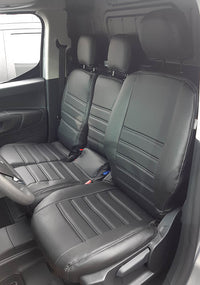 Pasvorm Stoelhoezen Toyota Proace City bestelwagen (2020-Heden) - Kunstleer