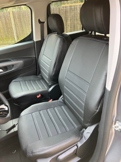 Pasvorm Stoelhoezen Toyota Proace City Verso mpv (2020-Heden) - Kunstleer