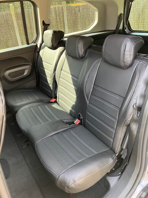 Pasvorm Stoelhoezen Peugeot Rifter (ook e-Rifter) mpv (2018-Heden) - Kunstleer