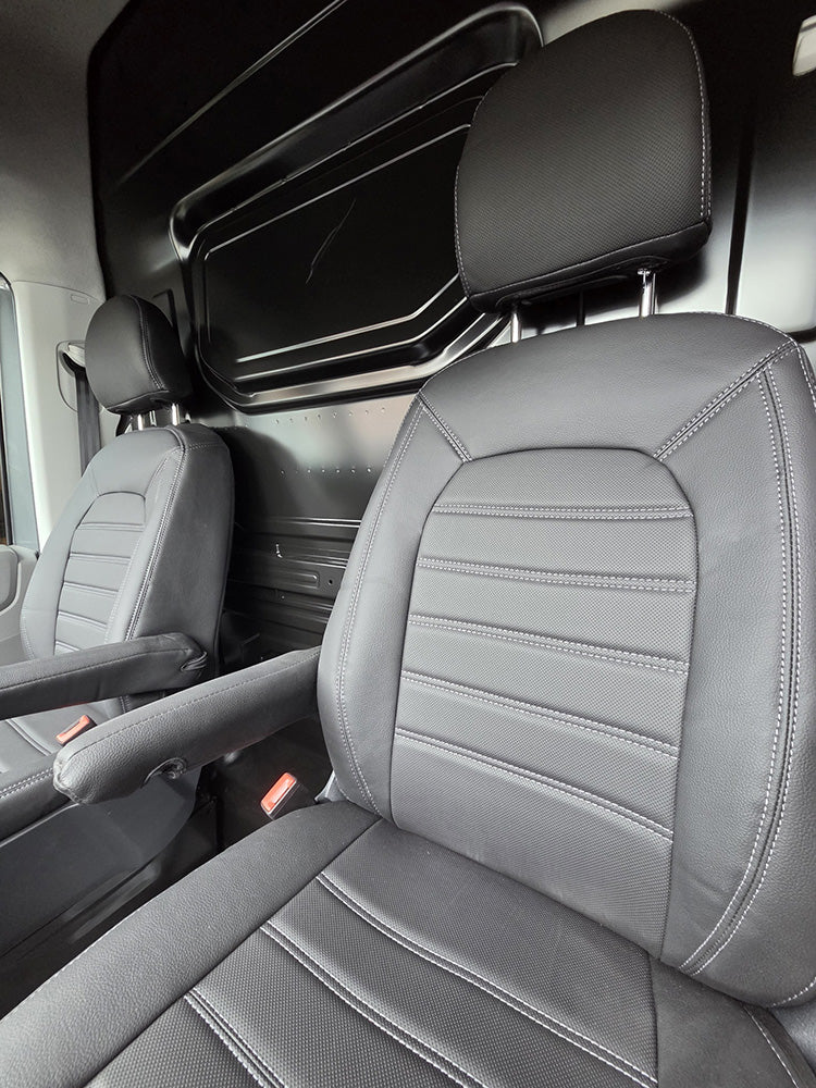 Pasvorm Stoelhoezen Volkswagen Crafter Bestelwagen (2017-Heden) - Kunstleer