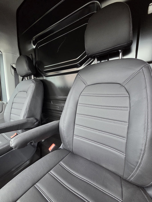 Pasvorm Stoelhoezen Volkswagen Crafter Bestelwagen (2017-Heden) - Kunstleer