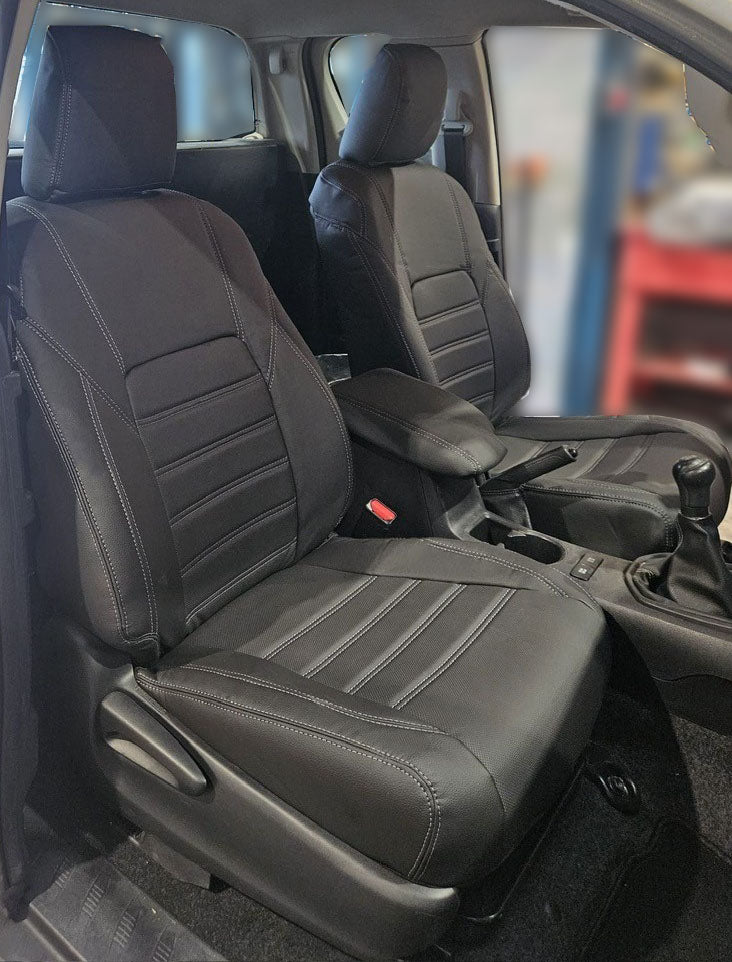 Pasvorm Stoelhoezen Toyota Hi-Lux pick-up (2016-Heden) - Kunstleer