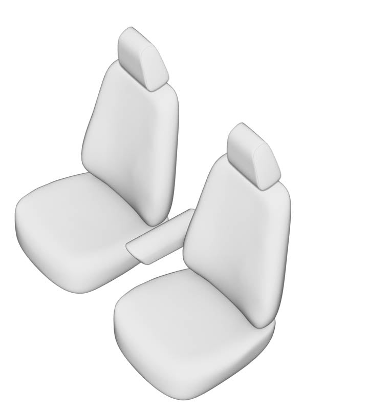 Pasvorm Stoelhoezen Toyota Hi-Lux pick-up (2016-Heden) - Kunstleer