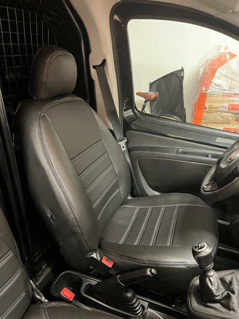 Pasvorm Stoelhoezen Fiat Fiorino Bestelwagen (2008-Heden) - Kunstleer