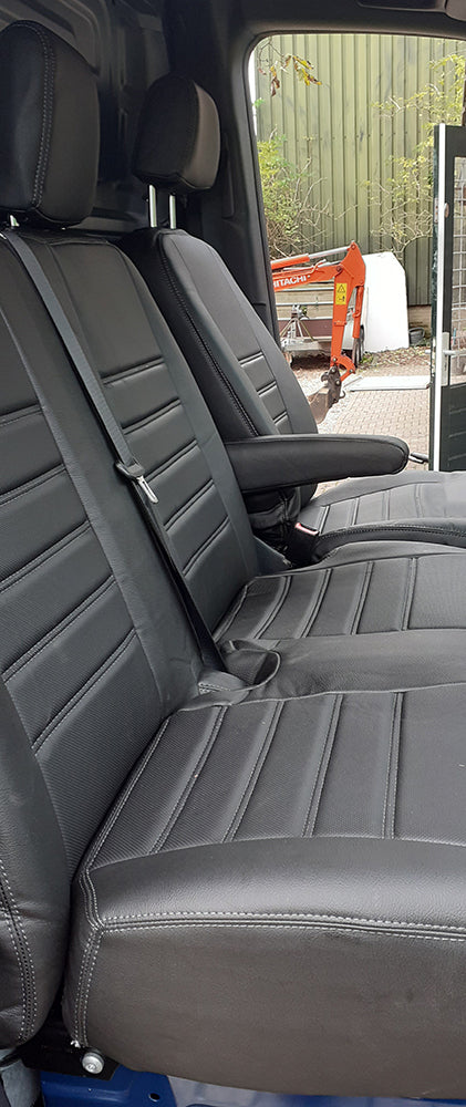 Pasvorm Stoelhoezen Mercedes Sprinter Bestelwagen (2018-Heden) - Kunstleer
