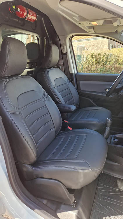 Pasvorm Stoelhoezen Nissan Townstar Bestelwagen (2021-Heden) - Kunstleer