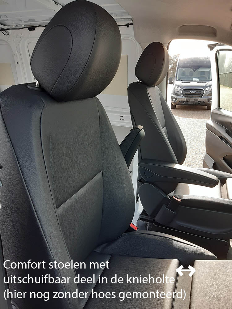 Pasvorm Stoelhoezen Mercedes Vito 447 Bestelwagen (2014-Heden) - Kunstleer