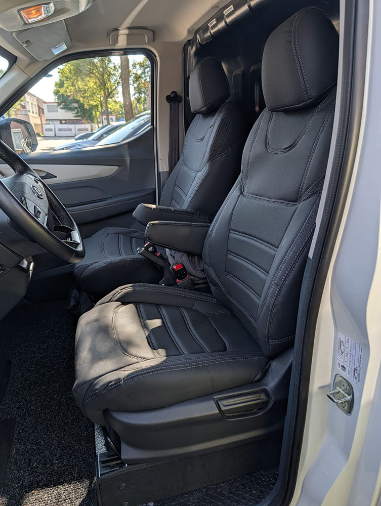 Pasvorm Stoelhoezen Maxus eDeliver 3 Bestelwagen (2021-Heden) - Kunstleer