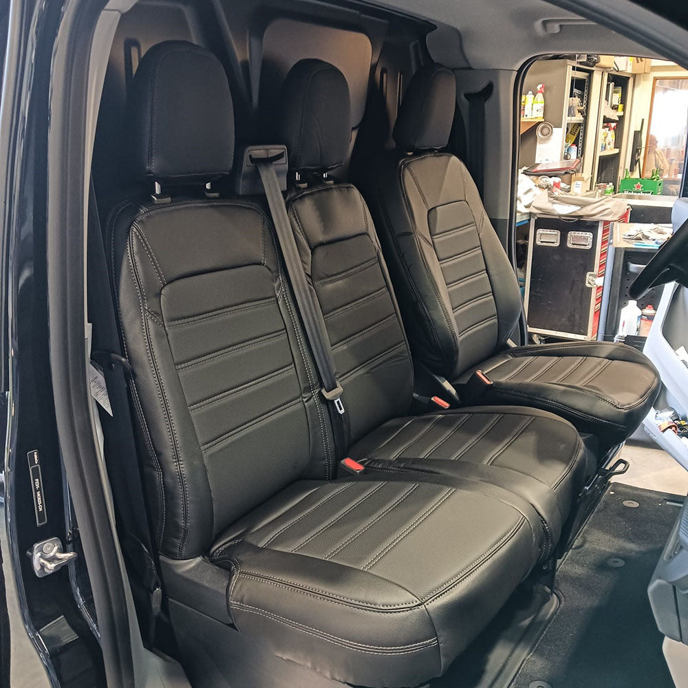 Pasvorm Stoelhoezen Ford Tourneo Custom mpv (2024-Heden) - Kunstleer