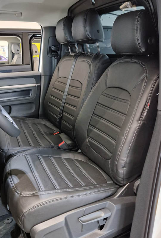 Pasvorm Stoelhoezen Volkswagen ID.Buzz Cargo Bestelwagen (2022-Heden) - Kunstleer