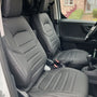 Pasvorm stoelhoezen Ford Transit Courier 2024-heden (past op 2 stoelen) - Kunstleer zwart