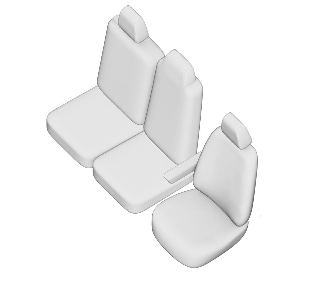 Pasvorm Stoelhoezen Renault Master Bestelwagen (2024-Heden) - Kunstleer