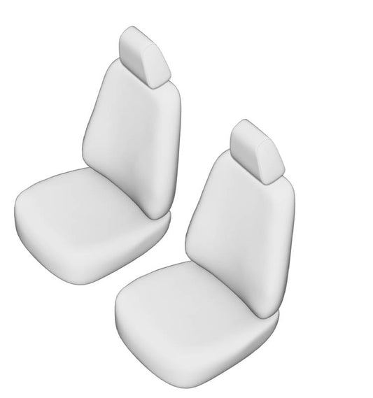 Pasvorm Stoelhoezen Ford Ranger dubbel cabine pick-up (2011-2023) - Kunstleer