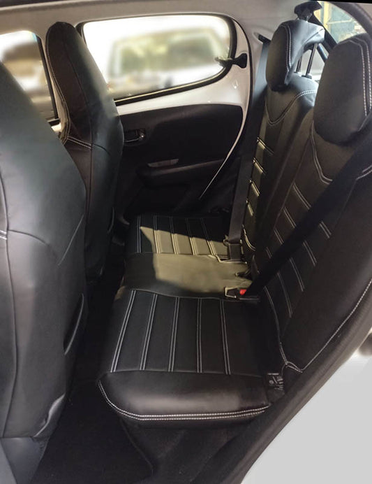 Pasvorm Stoelhoezen Citroen C1 hatchback (2014-2022) - Kunstleer