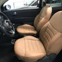 Pasvorm Stoelhoezen Fiat 500 hatchback (2007-2013) - Kunstleer