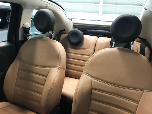 Pasvorm Stoelhoezen Fiat 500 hatchback (2007-2013) - Kunstleer