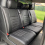 Pasvorm Stoelhoezen Ford Transit Custom (dubbel cabine) bestelwagen (2015-2023) - Kunstleer
