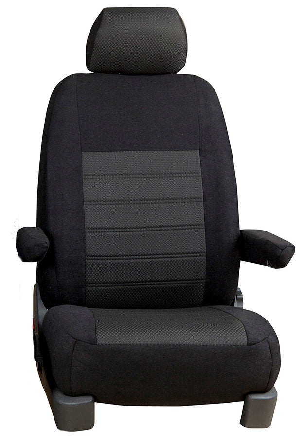 Pasvorm Stoelhoezen Fiat Fiorino Bestelwagen (2008-Heden) - Stof