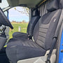 Pasvorm stoelhoezen Renault Trafic 2001-2014 (past op 2 stoelen) - Stof zwart