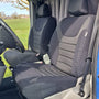 Pasvorm stoelhoezen Nissan Primastar 2001-2015 (past op 2 stoelen) - Stof zwart