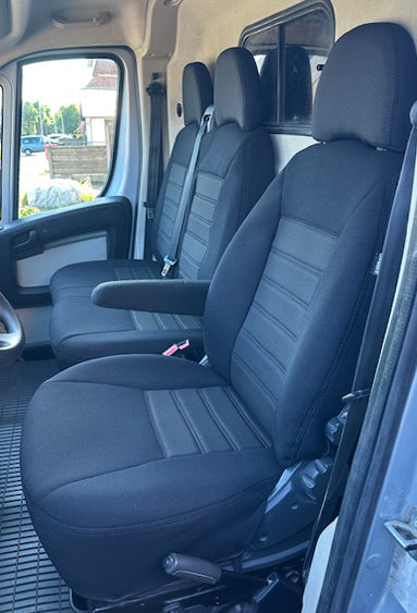 Pasvorm Stoelhoezen Fiat Ducato Bestelwagen (2006-Heden) - Stof