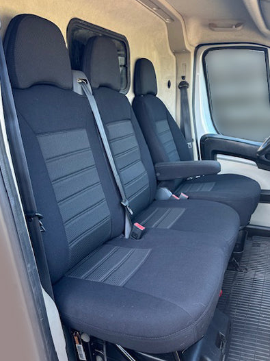 Pasvorm Stoelhoezen Peugeot Boxer Bestelwagen (2006-Heden) - Stof