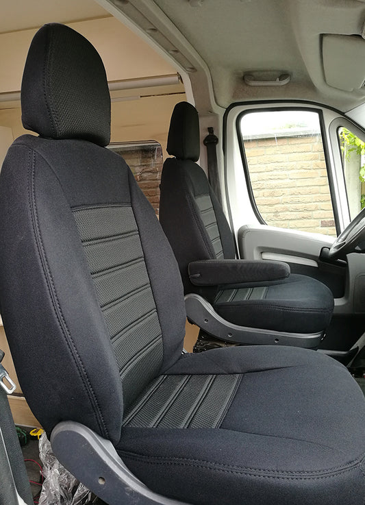 Pasvorm Stoelhoezen Citroen Jumper Bestelwagen (2006-Heden) - Stof