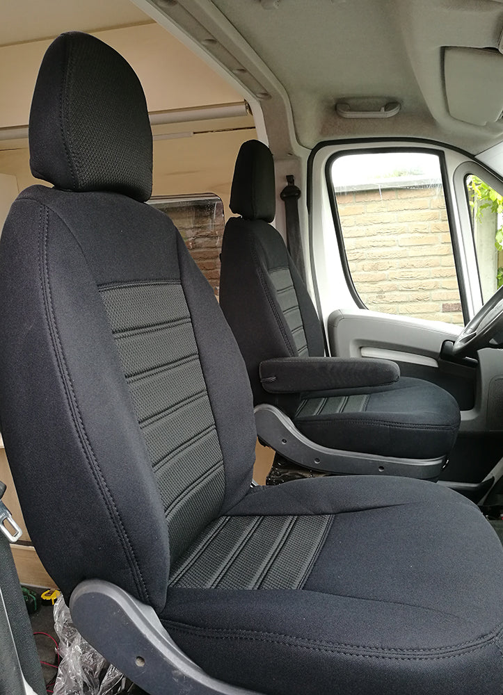Pasvorm Stoelhoezen Fiat Ducato Bestelwagen (2006-Heden) - Stof