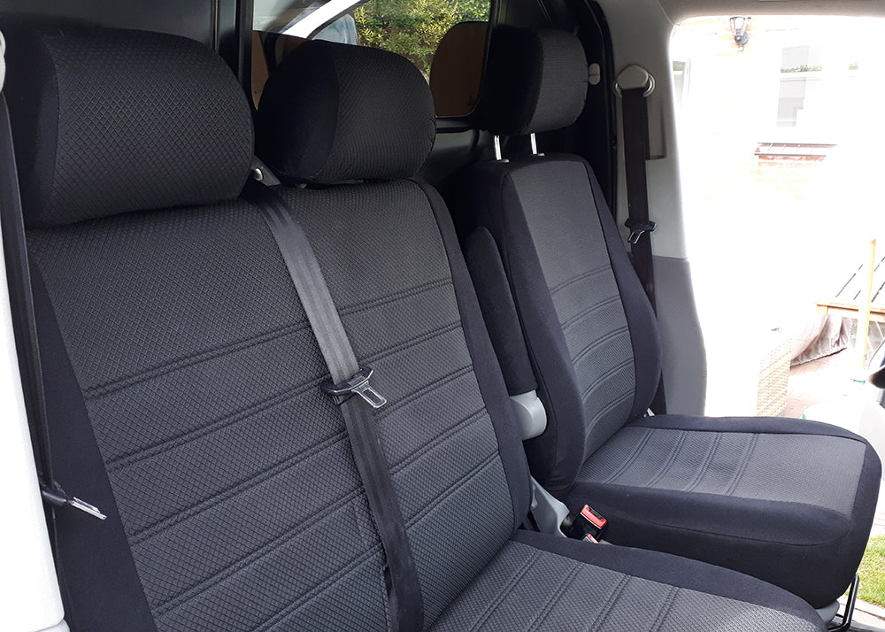 Pasvorm Stoelhoezen Volkswagen T5 Bestelwagen (2003-2015) - Stof