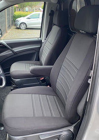 Pasvorm Stoelhoezen Mercedes Vito 639 (dubbel cabine luxe) Bestelwagen (2003-2014) - Stof