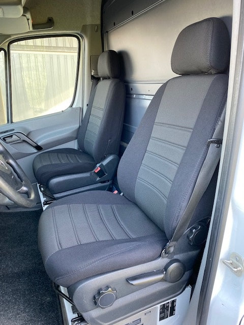 Pasvorm Stoelhoezen Volkswagen Crafter Bestelwagen (2006-2017) - Stof