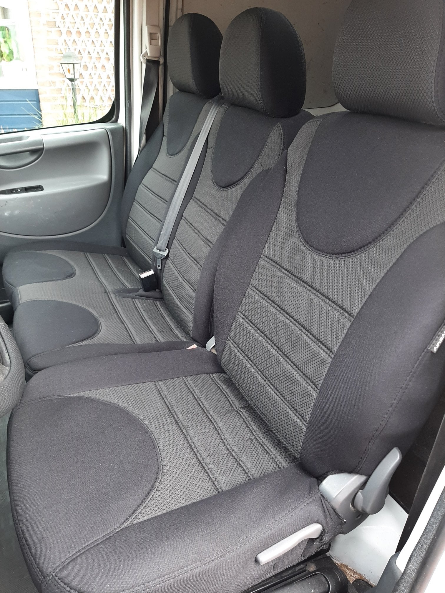 Pasvorm Stoelhoezen Fiat Scudo Bestelwagen (2006-2016) - Stof