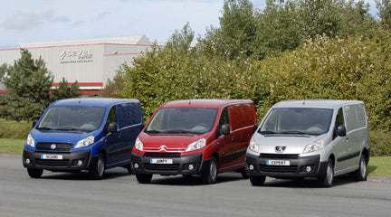 Pasvorm Stoelhoezen Fiat Scudo Bestelwagen (2006-2016) - Stof