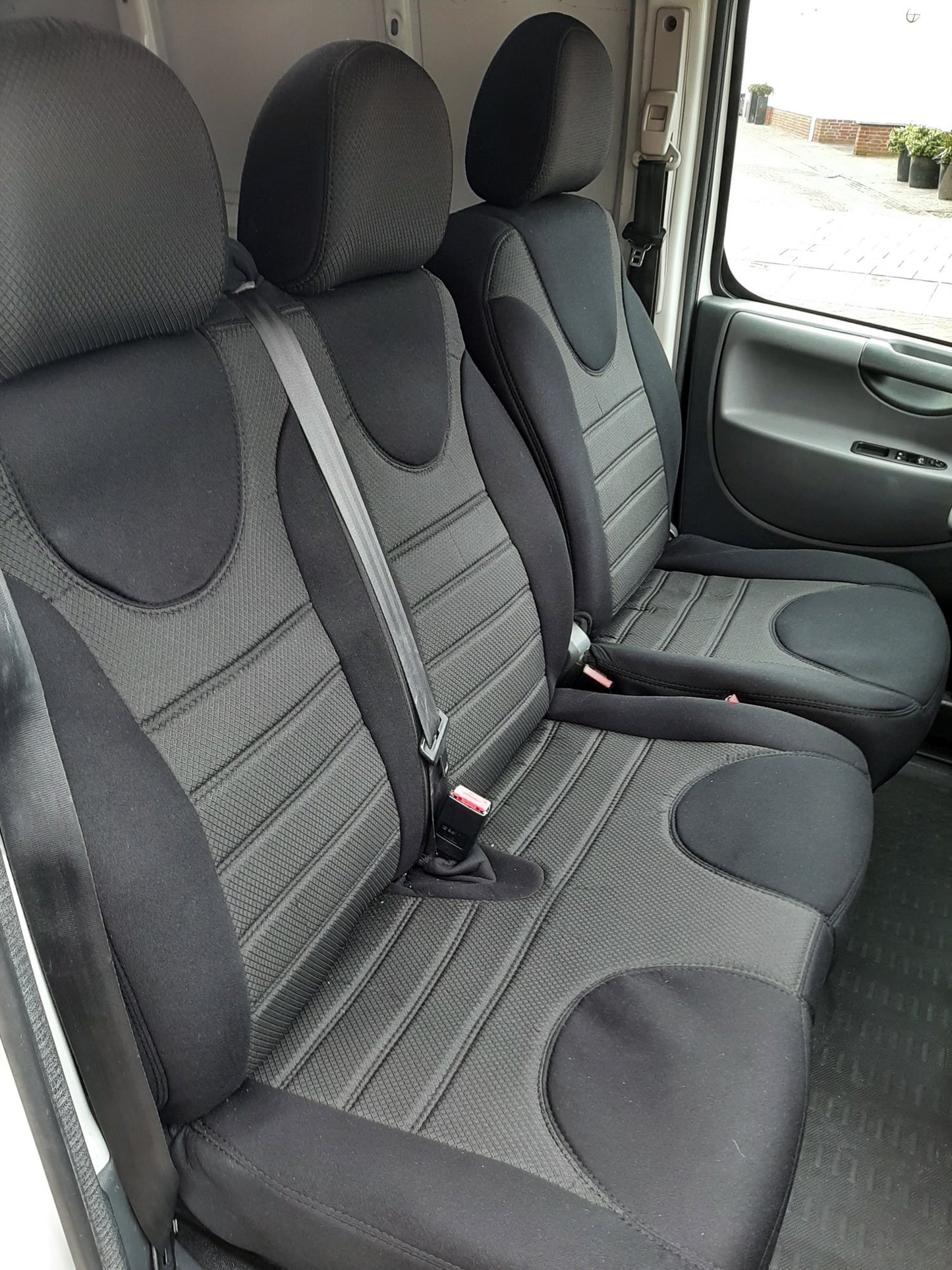 Pasvorm Stoelhoezen Citroen Jumpy Bestelwagen (2006-2016) - Stof