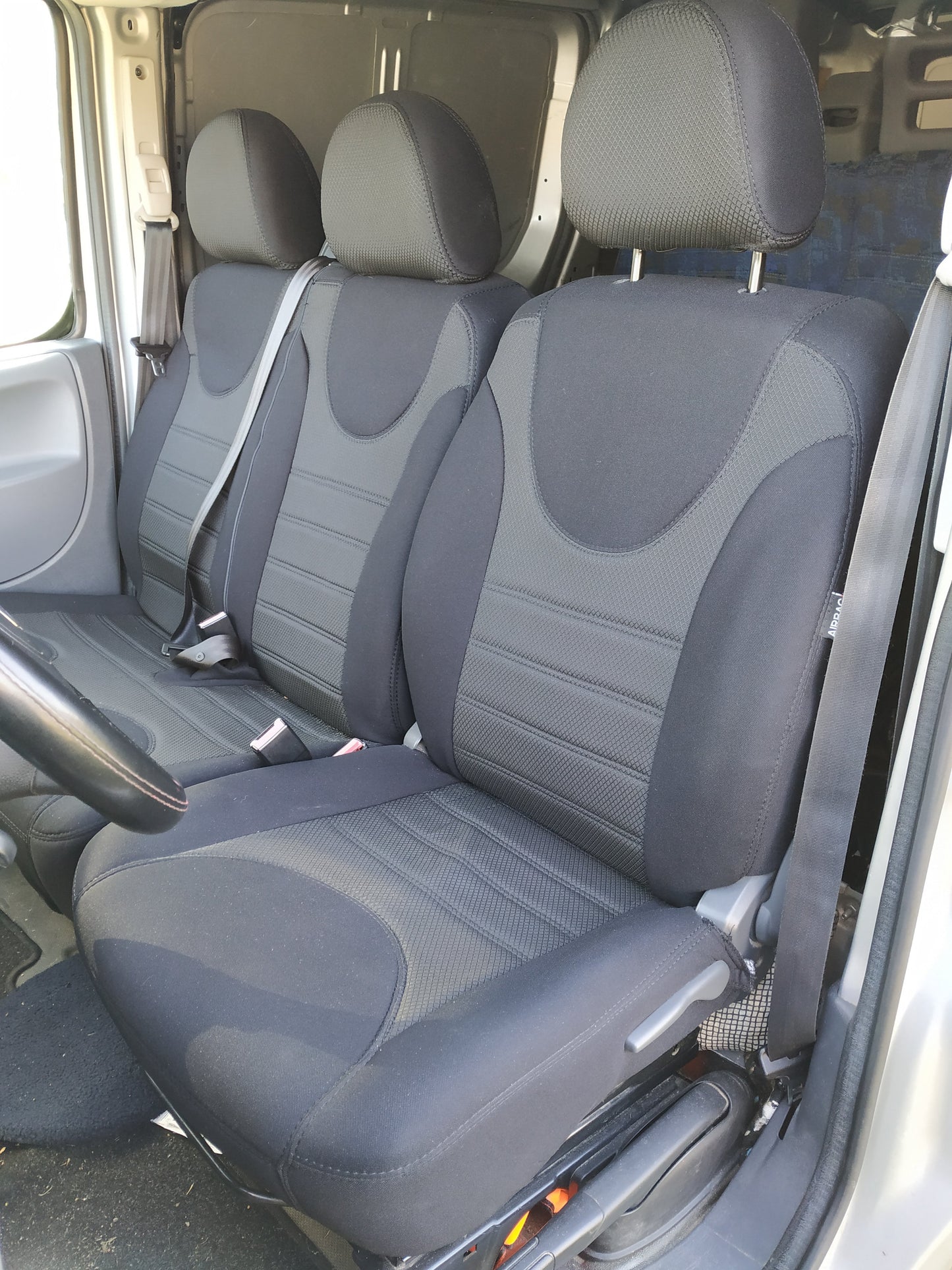Pasvorm Stoelhoezen Fiat Scudo Bestelwagen (2006-2016) - Stof