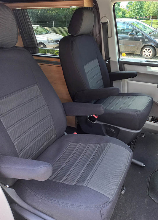 Pasvorm Stoelhoezen Volkswagen T6 Kombi mpv (2015-Heden) - Stof