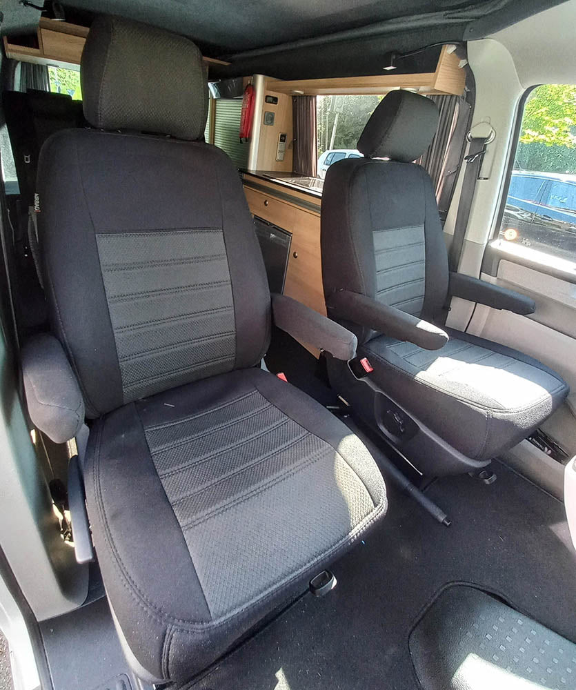 Pasvorm Stoelhoezen Volkswagen T6 Kombi mpv (2015-Heden) - Stof