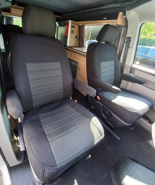 Pasvorm Stoelhoezen Volkswagen T6 Kombi mpv (2015-Heden) - Stof