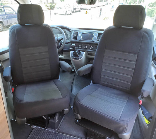 Pasvorm Stoelhoezen Volkswagen T6 Kombi mpv (2015-Heden) - Stof