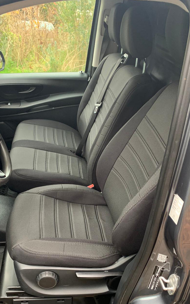 Pasvorm Stoelhoezen Mercedes Vito 447 Bestelwagen (2014-Heden) - Stof