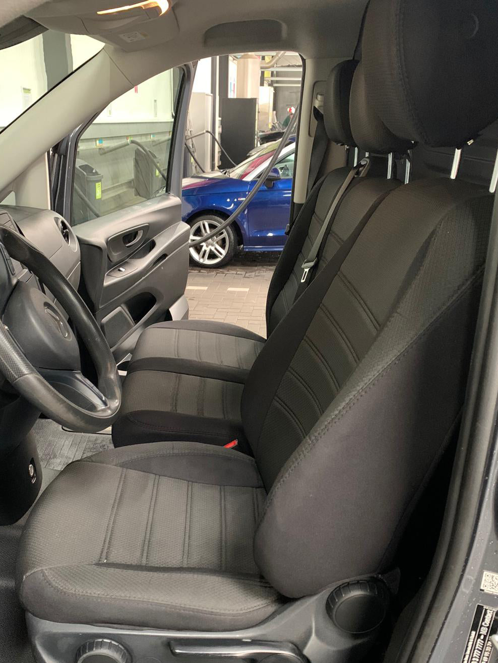 Pasvorm Stoelhoezen Mercedes Vito 447 Bestelwagen (2014-Heden) - Stof