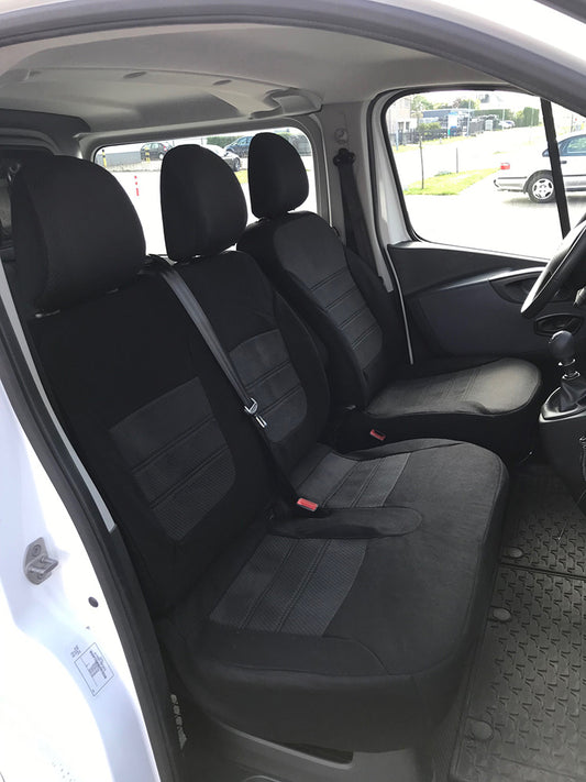 Pasvorm Stoelhoezen Renault Trafic Bestelwagen (2014-Heden) - Stof