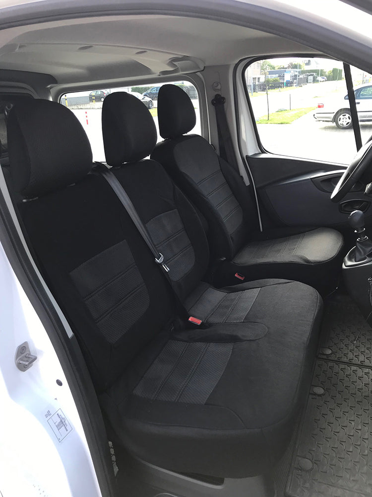 Pasvorm Stoelhoezen Opel Vivaro (B) Bestelwagen (2014-2019) - Stof