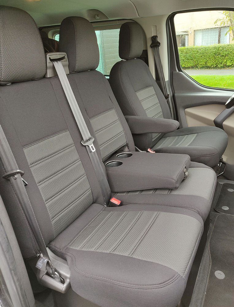 Pasvorm Stoelhoezen Ford Tourneo Custom mpv (2013-2023) - Stof