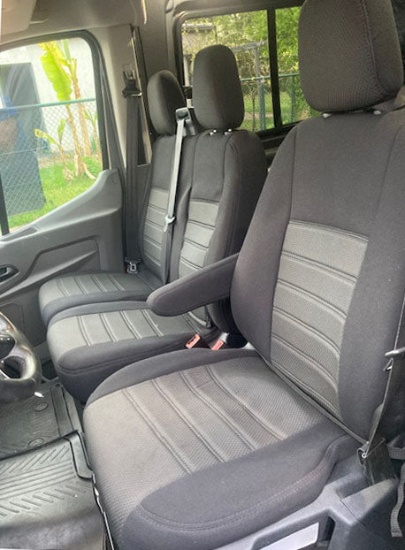 Pasvorm Stoelhoezen Ford Transit Bestelwagen (2014-Heden) - Stof