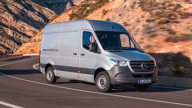 Pasvorm Stoelhoezen Mercedes Sprinter Bestelwagen (2018-Heden) - Stof
