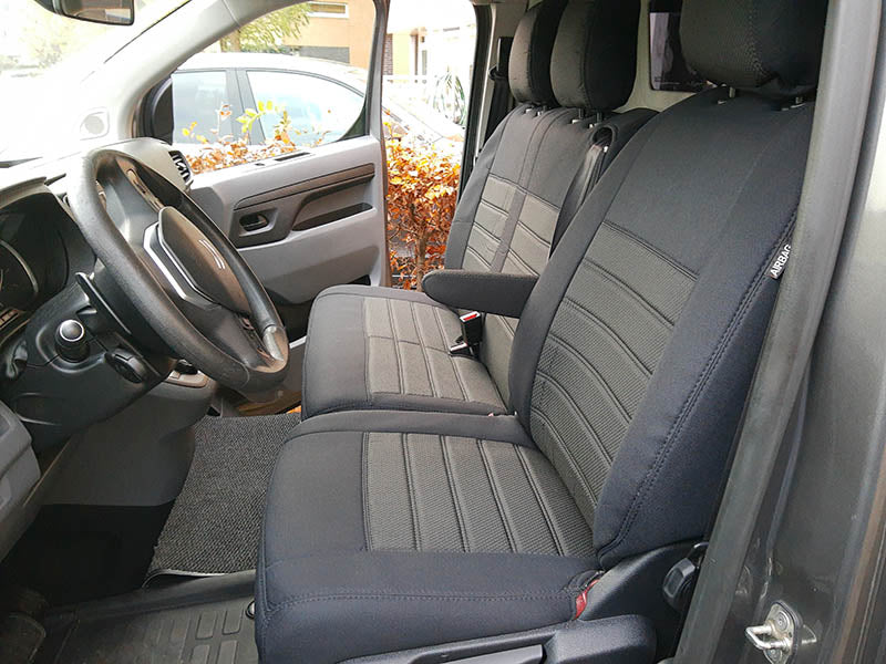 Pasvorm Stoelhoezen Fiat Scudo Bestelwagen (2022-Heden) - Stof