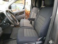 Pasvorm Stoelhoezen Opel Vivaro (C) Bestelwagen (2019-Heden) - Stof